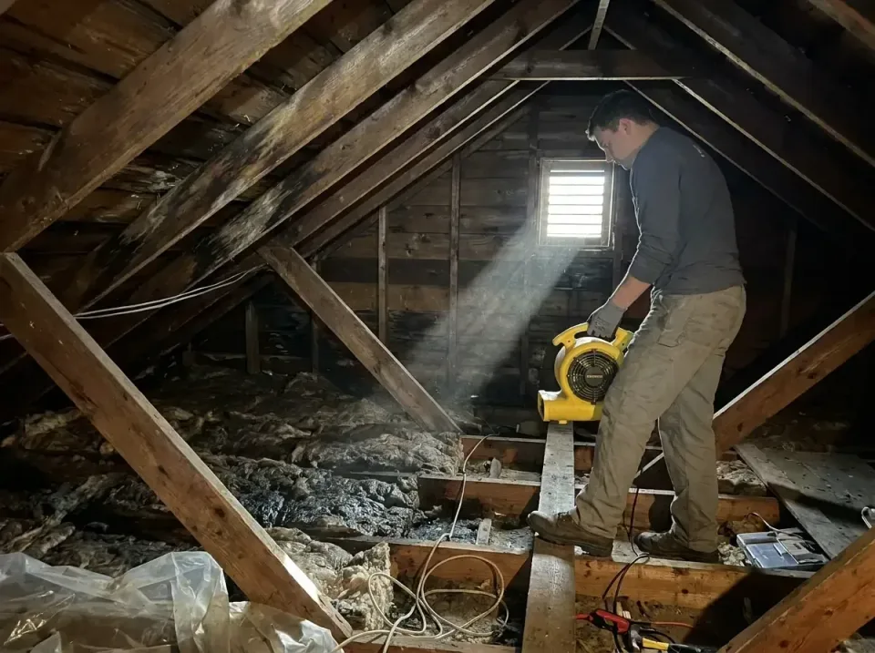 attic-water-damage-drying-proc-007 — frequently asked questions, Emergency Water Extraction & 24/7 Flood Response in Glasspo…
